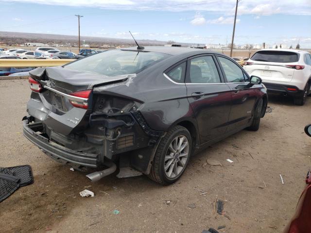 3FA6P0LU2HR382246 - 2017 FORD FUSION SE HYBRID GRAY photo 3