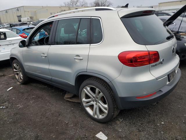 WVGBV7AX3CW599651 - 2012 VOLKSWAGEN TIGUAN S GRAY photo 2