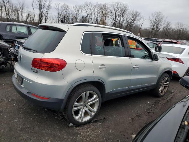 WVGBV7AX3CW599651 - 2012 VOLKSWAGEN TIGUAN S GRAY photo 3