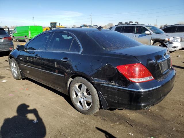 JH4KB16516C012224 - 2006 ACURA RL BLACK photo 2