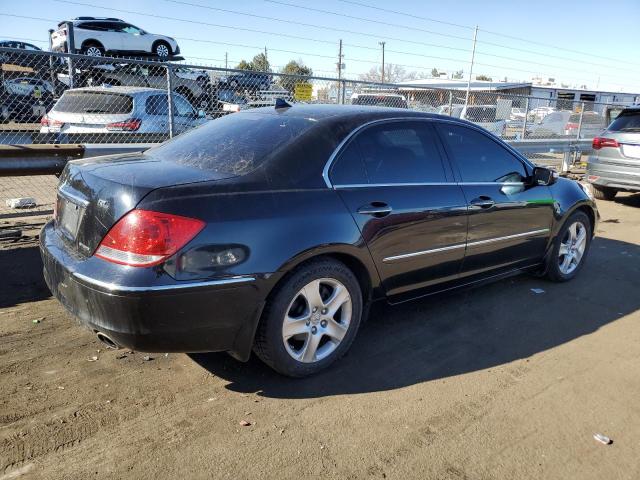 JH4KB16516C012224 - 2006 ACURA RL BLACK photo 3