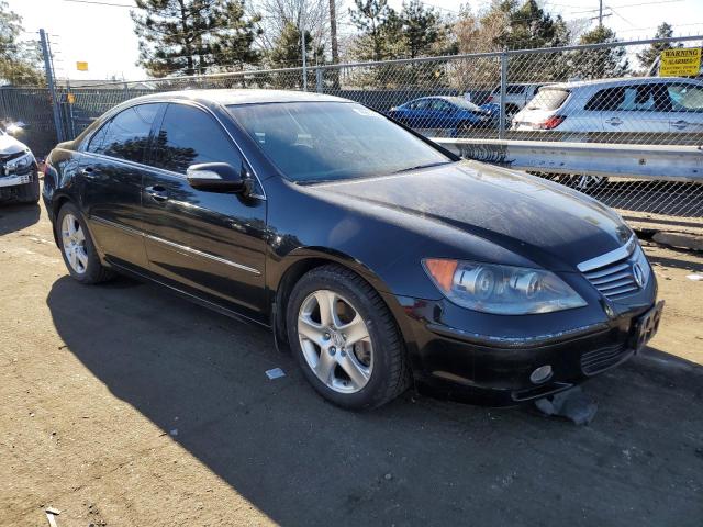 JH4KB16516C012224 - 2006 ACURA RL BLACK photo 4