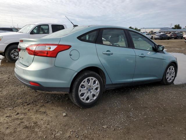 1FAHP3F27CL236825 - 2012 FORD FOCUS SE TURQUOISE photo 3