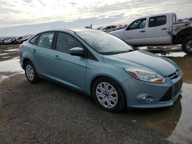 1FAHP3F27CL236825 - 2012 FORD FOCUS SE TURQUOISE photo 4
