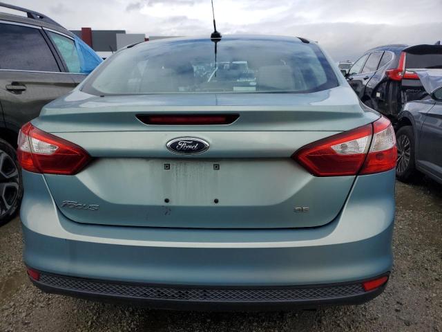 1FAHP3F27CL236825 - 2012 FORD FOCUS SE TURQUOISE photo 6