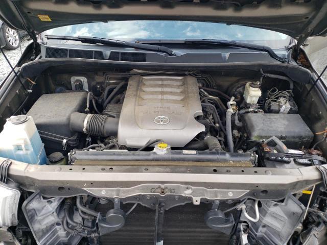 5TFRM5F10AX017351 - 2010 TOYOTA TUNDRA DOUBLE CAB SR5 BROWN photo 11