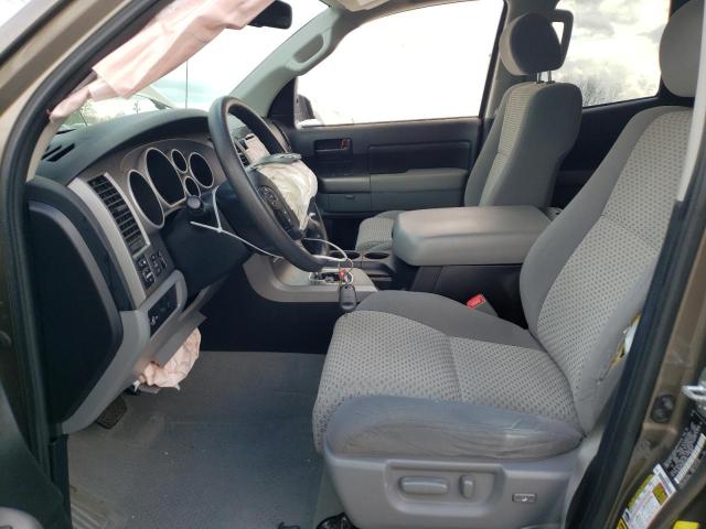 5TFRM5F10AX017351 - 2010 TOYOTA TUNDRA DOUBLE CAB SR5 BROWN photo 7