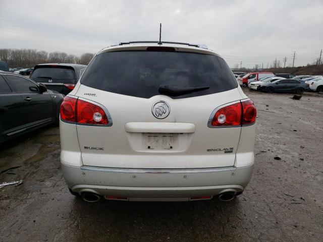 5GAKVCED3BJ311217 - 2011 BUICK ENCLAVE CXL WHITE photo 6