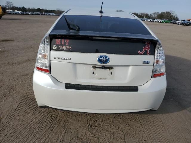 JTDKN3DUXB5352291 - 2011 TOYOTA PRIUS WHITE photo 6