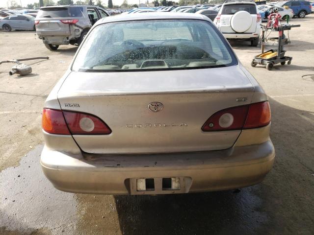 1NXBR12E11Z548818 - 2001 TOYOTA COROLLA CE TAN photo 6