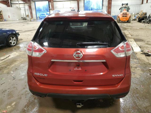 KNMAT2MV7FP585849 - 2015 NISSAN ROGUE S RED photo 6