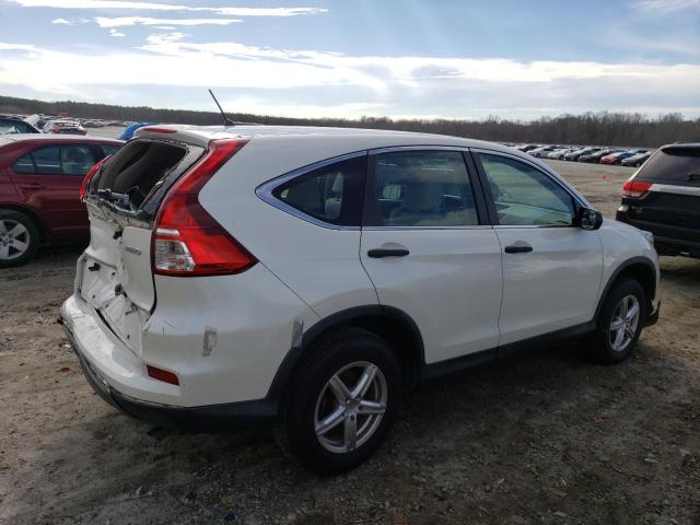 5J6RM4H30GL122913 - 2016 HONDA CR-V LX WHITE photo 3