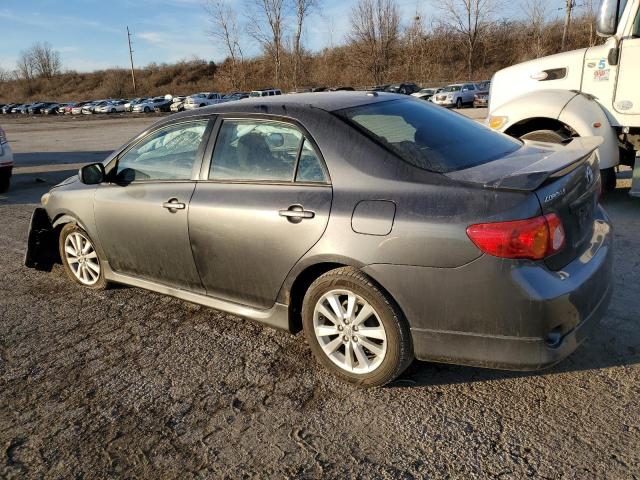 1NXBU4EE8AZ191830 - 2010 TOYOTA COROLLA BASE GRAY photo 2