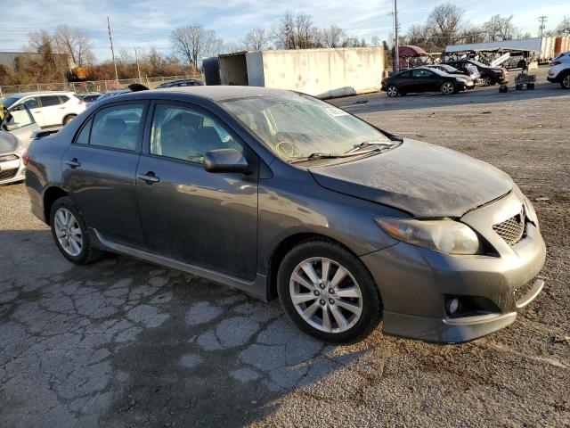 1NXBU4EE8AZ191830 - 2010 TOYOTA COROLLA BASE GRAY photo 4