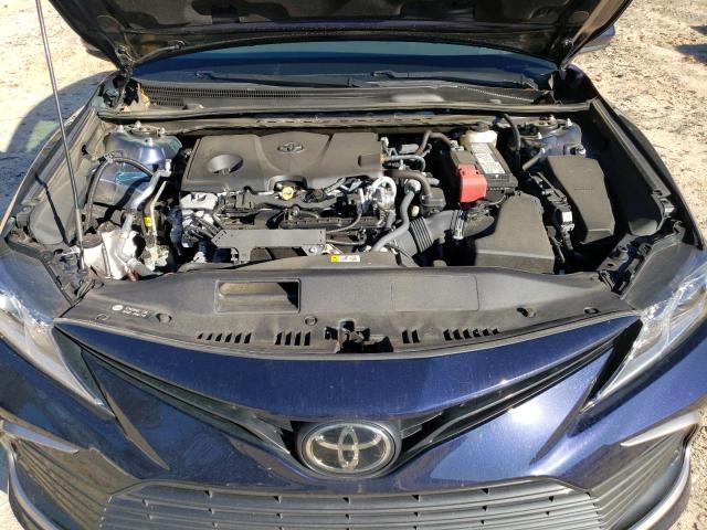 4T1C11AK3NU653840 - 2022 TOYOTA CAMRY LE BLUE photo 11