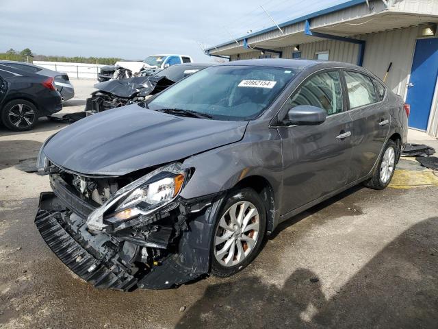 3N1AB7APXKL608278 - 2019 NISSAN SENTRA S GRAY photo 1