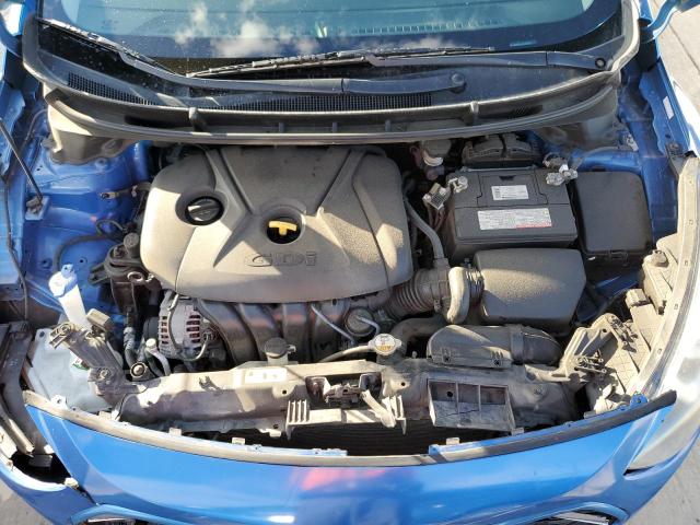 KMHD35LH1HU352611 - 2017 HYUNDAI ELANTRA GT BLUE photo 11