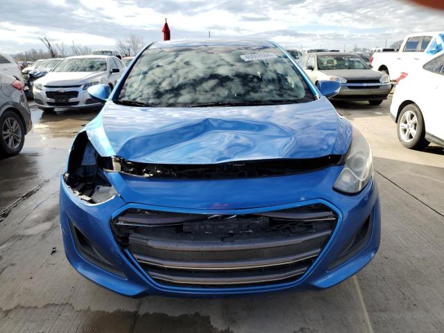 KMHD35LH1HU352611 - 2017 HYUNDAI ELANTRA GT BLUE photo 5