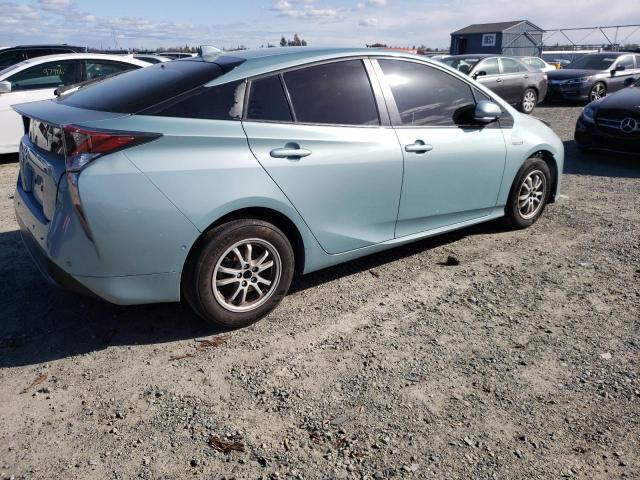 JTDKBRFU3J3064485 - 2018 TOYOTA PRIUS TURQUOISE photo 3