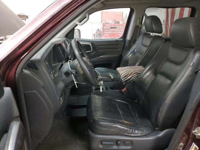 5FPYK16599B107950 - 2009 HONDA RIDGELINE RTL BROWN photo 7