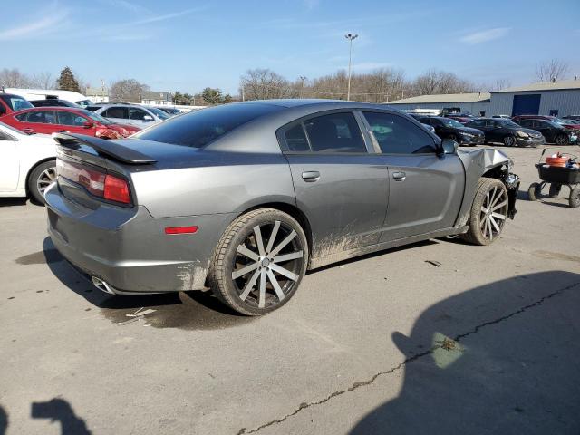 2B3CL3CG7BH567014 - 2011 DODGE CHARGER GRAY photo 3