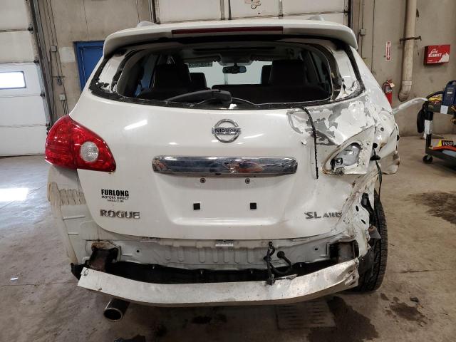 JN8AS5MV5DW631660 - 2013 NISSAN ROGUE S WHITE photo 6