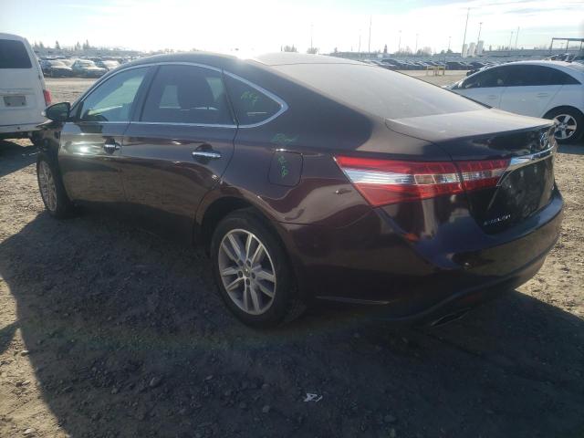 4T1BK1EB9EU088545 - 2014 TOYOTA AVALON BASE 勃艮第红 照片 2
