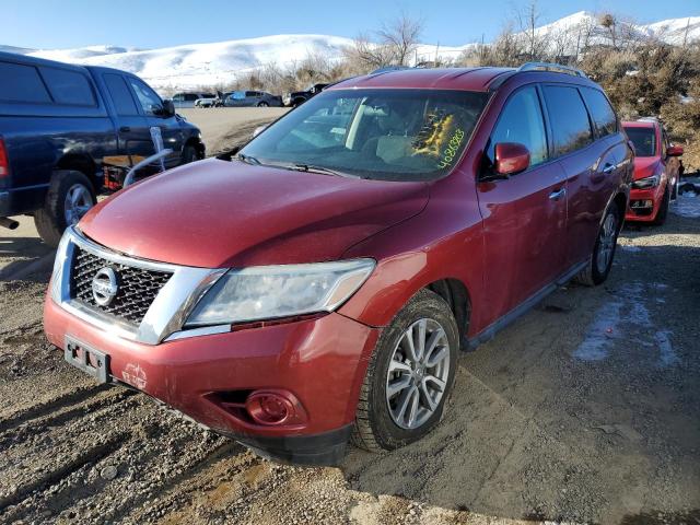 5N1AR2MM7GC605494 - 2016 NISSAN PATHFINDER S 红色 照片 1