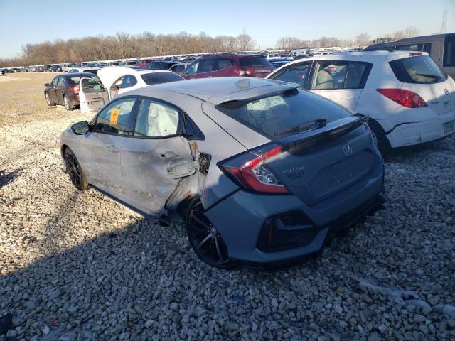 SHHFK7H49MU205553 - 2021 HONDA CIVIC SPORT 青色 照片 2