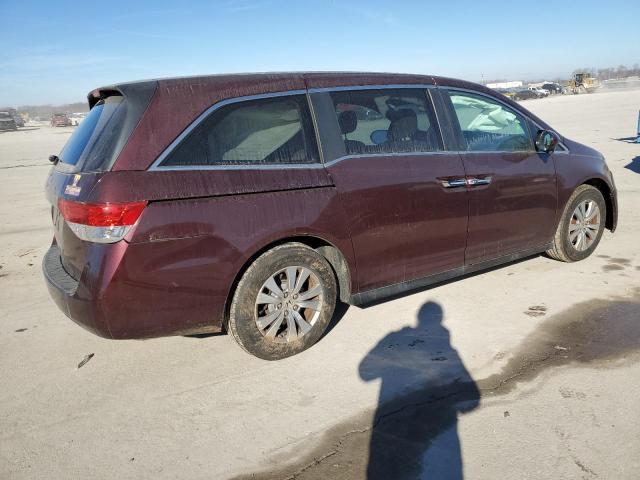 5FNRL5H40EB097633 - 2014 HONDA ODYSSEY EX MAROON photo 3