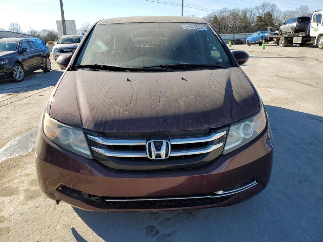 5FNRL5H40EB097633 - 2014 HONDA ODYSSEY EX MAROON photo 5