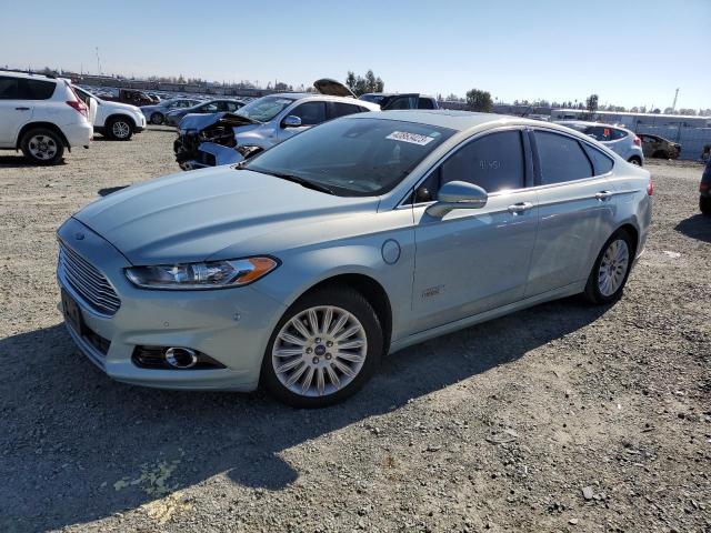 3FA6P0SU0DR282447 - 2013 FORD FUSION TITANIUM PHEV SILVER photo 1