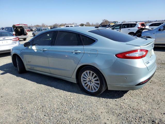 3FA6P0SU0DR282447 - 2013 FORD FUSION TITANIUM PHEV SILVER photo 2