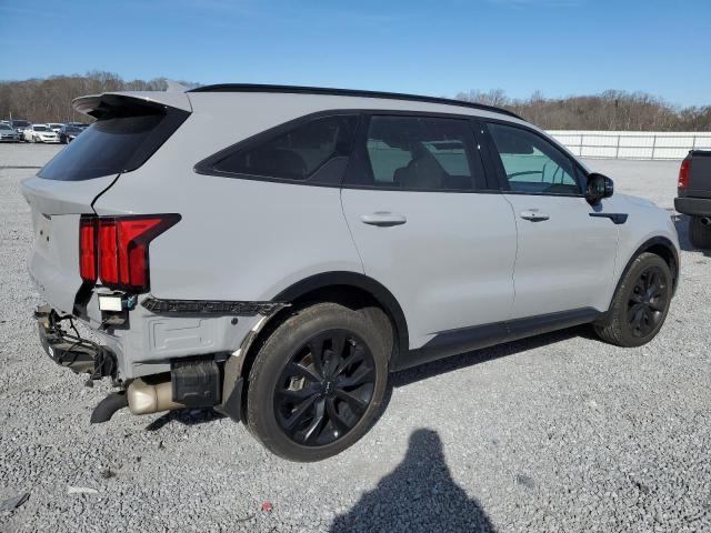 5XYRK4LF6NG154223 - 2022 KIA SORENTO SX GRAY photo 3