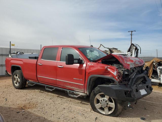 1GT423E85FF144970 - 2015 GMC SIERRA K3500 SLT RED photo 4