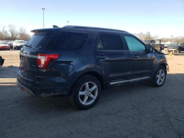 1FM5K8D88HGD84459 - 2017 FORD EXPLORER XLT CHARCOAL photo 3