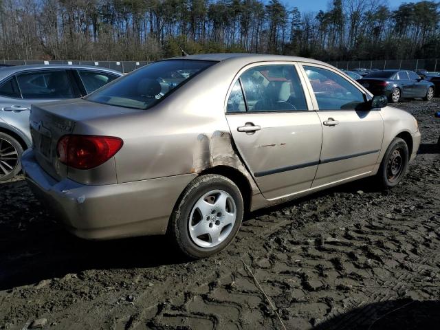 2T1BR32E94C216319 - 2004 TOYOTA COROLLA CE GOLD photo 3