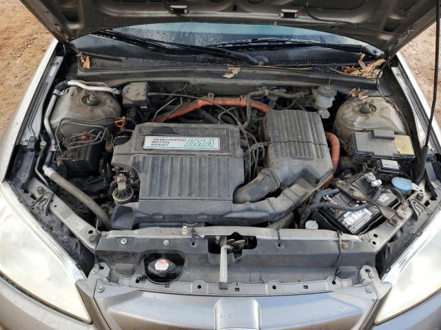 JHMES96674S020917 - 2004 HONDA CIVIC HYBRID SILVER photo 11