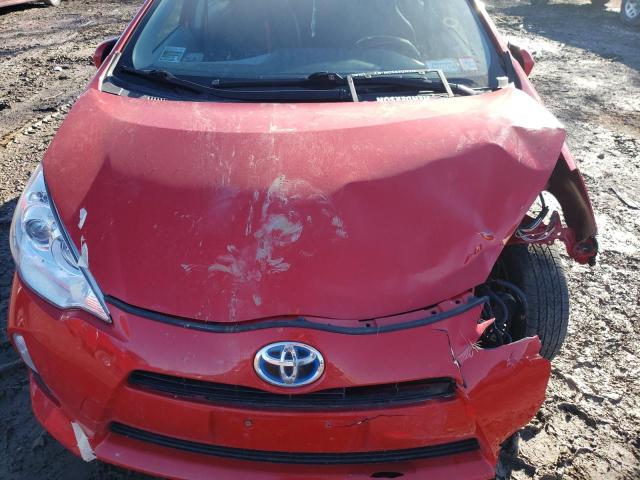 JTDKDTB38C1514876 - 2012 TOYOTA PRIUS C RED photo 11