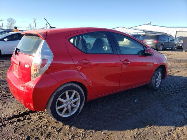 JTDKDTB38C1514876 - 2012 TOYOTA PRIUS C RED photo 3