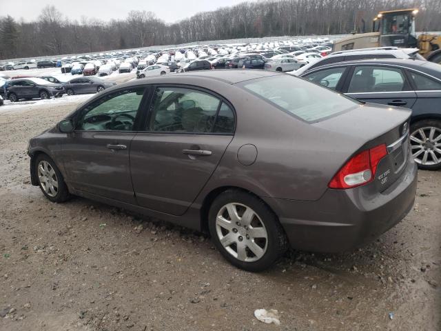 2HGFA1F57BH513231 - 2011 HONDA CIVIC LX BROWN photo 2