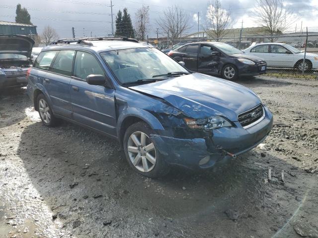 4S4BP61CX76321045 - 2007 SUBARU OUTBACK OUTBACK 2.5I BLUE photo 4