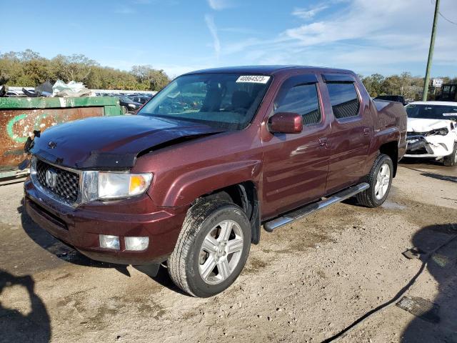 5FPYK1F40EB005003 - 2014 HONDA RIDGELINE RTS BURGUNDY photo 1