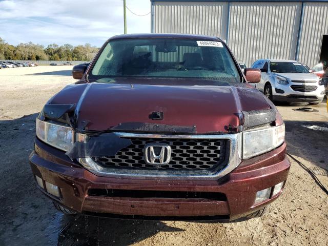 5FPYK1F40EB005003 - 2014 HONDA RIDGELINE RTS BURGUNDY photo 5