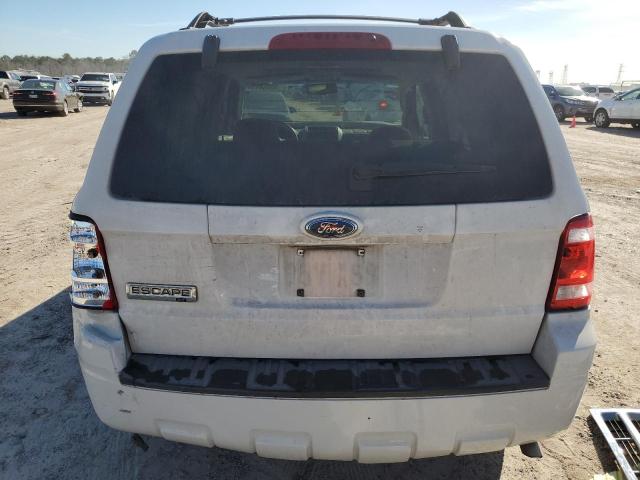 1FMCU03G39KB64530 - 2009 FORD ESCAPE XLT WHITE photo 6