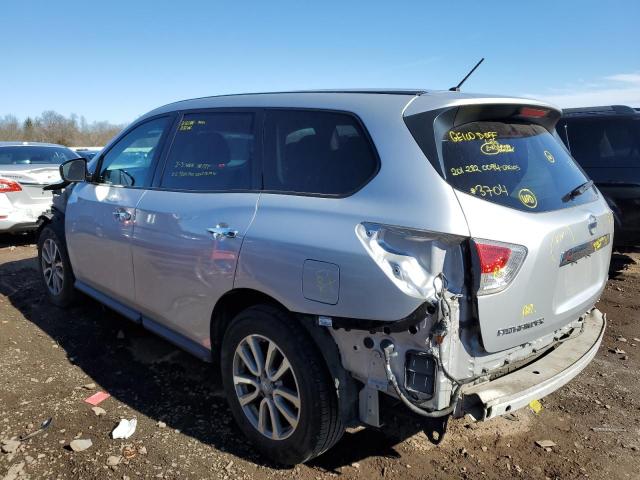5N1AR2MM7FC623704 - 2015 NISSAN PATHFINDER S SILVER photo 2