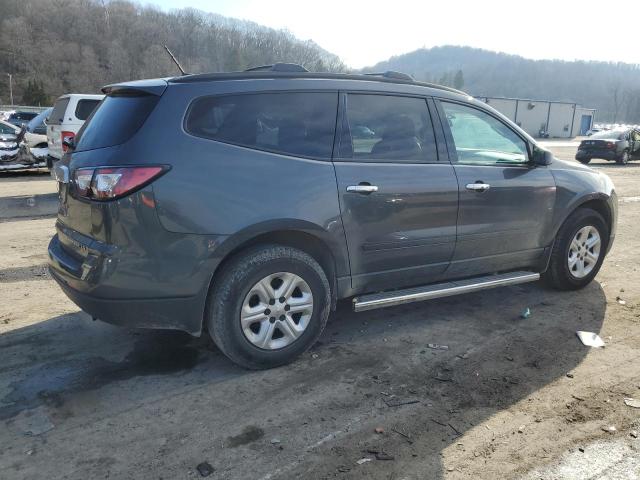 1GNKVFED8DJ126784 - 2013 CHEVROLET TRAVERSE LS GRAY photo 3