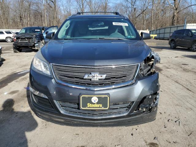 1GNKVFED8DJ126784 - 2013 CHEVROLET TRAVERSE LS GRAY photo 5