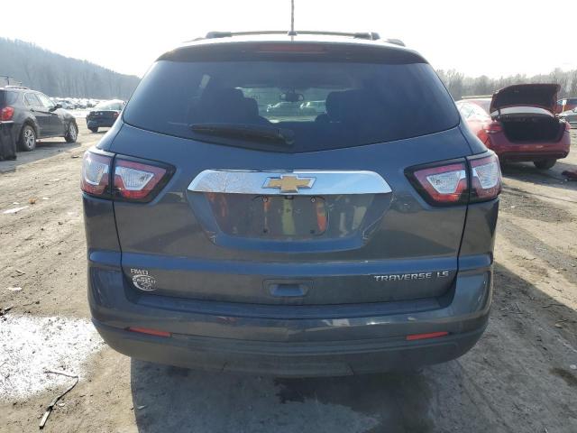 1GNKVFED8DJ126784 - 2013 CHEVROLET TRAVERSE LS GRAY photo 6