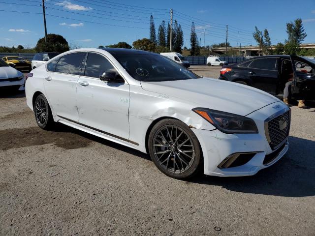 KMHGN4JB7JU229529 - 2018 GENESIS G80 SPORT WHITE photo 4